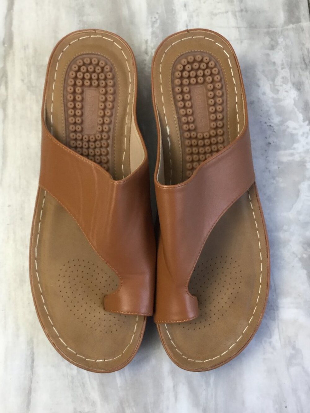 Aomigoct Tan Sandal 42